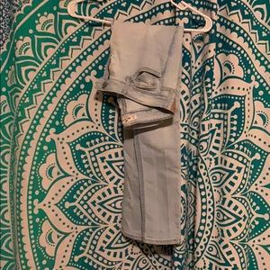Hollister light wash skinny jeans